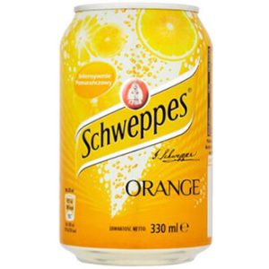 Schweppes Orange 330 ml soft drink wholesale export and import by Unionited FZCO in UAE